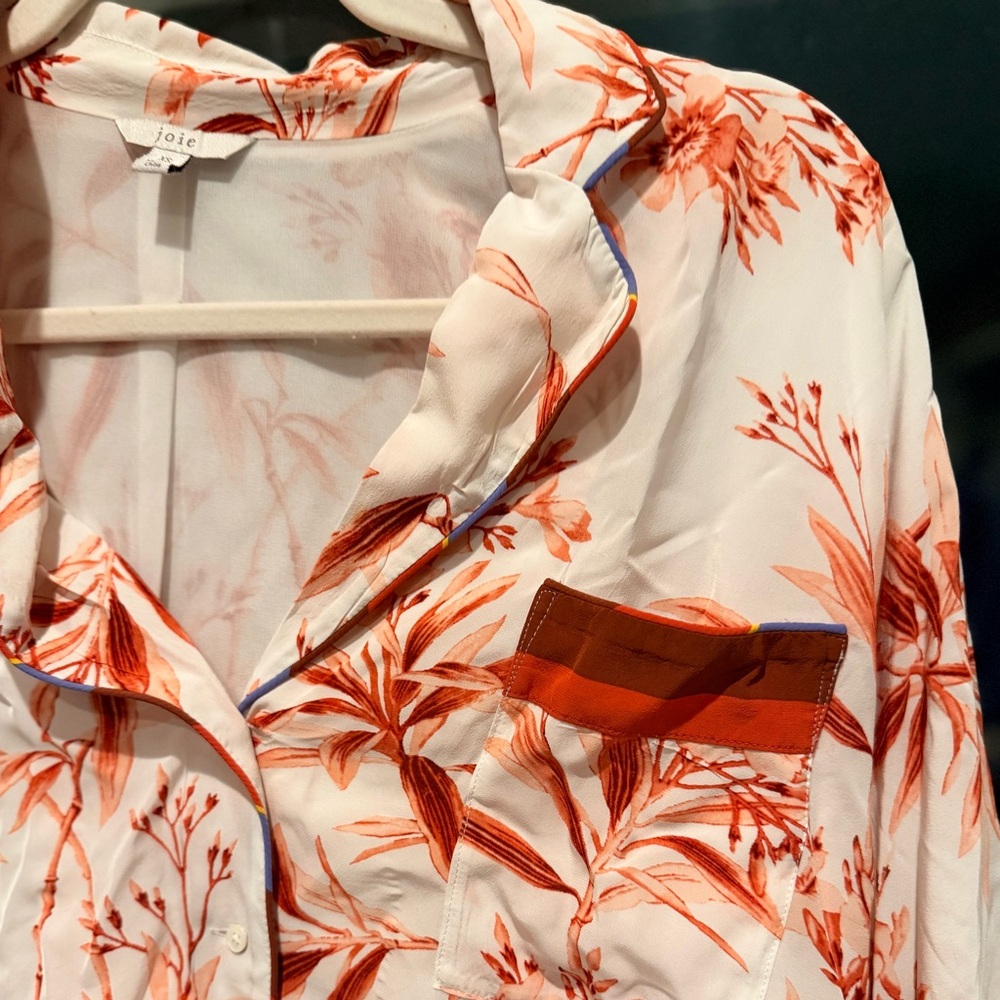 👘Joie Bayley Kimono Sleeve Button Down Top, Size XS - Picture 13 of 14